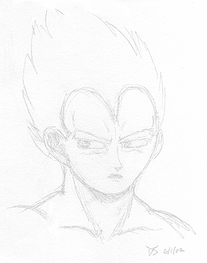 Vejiita in ink, Scary, isn't it?
