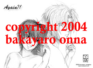"Again!?" - black and white version by bakayaro onna