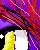 purple person