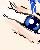 A blue-haird bishie to brighten up Maggie's exam studies
