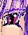 Purple-haired guy - testing eye shapes